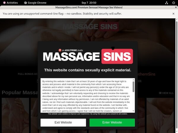 Account For Massagesins.com