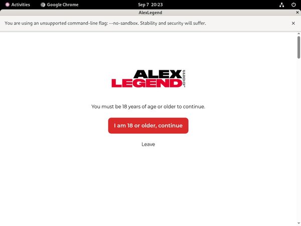 Alex Legend Sex