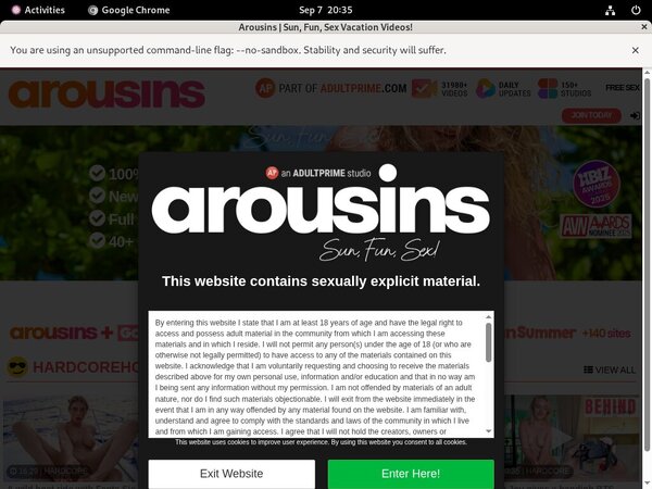Arousins Tgp