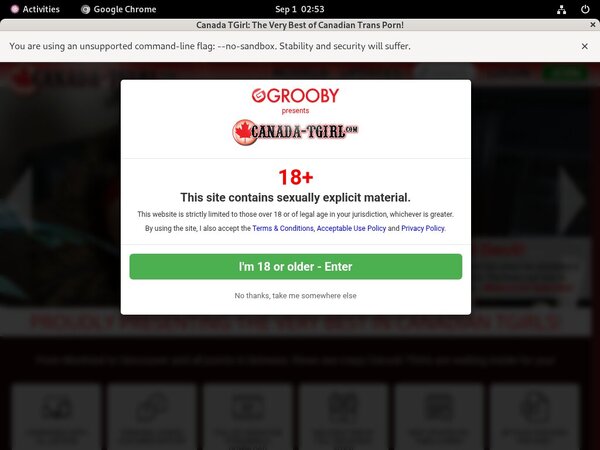 Canada TGirl Gallery