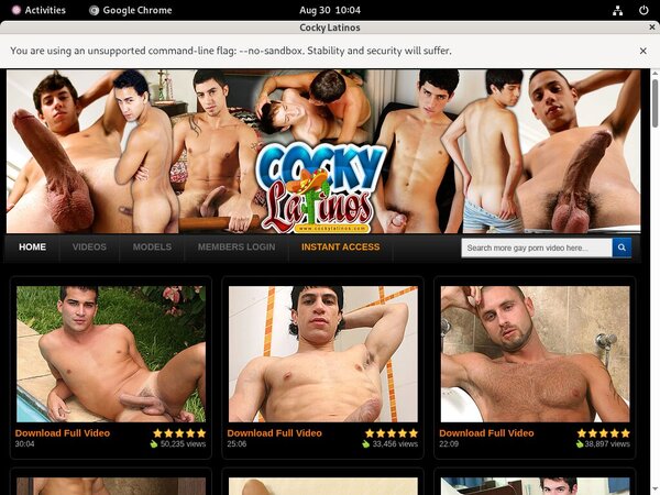 Cocky Latinos Account And Passwords