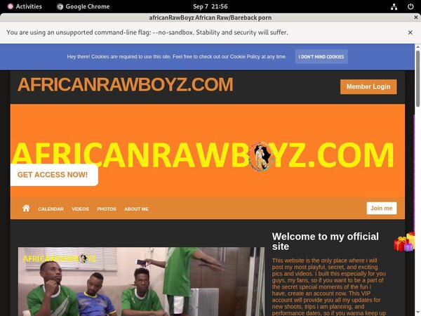 Cracked Africanrawboyz.com Account