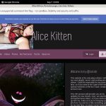 Create Alice Kitten Account Create Alice Kitten Account