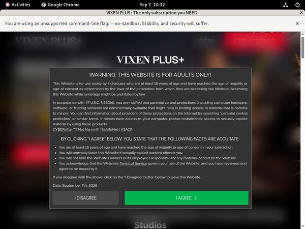 Discount Vixen Plus Trial Membership