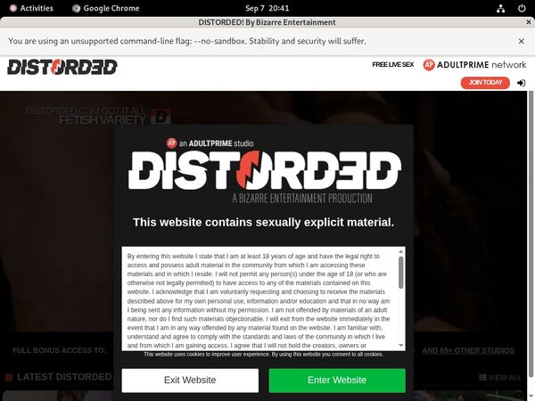 Distorded Porn Pass