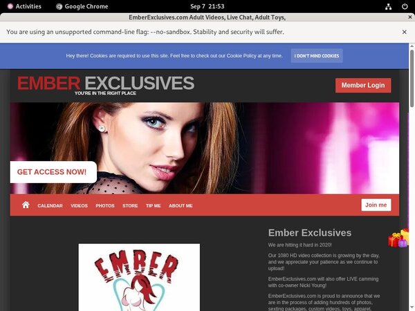 Emberexclusives.modelcentro.com Full Website
