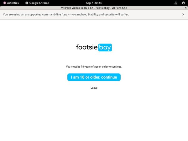 Footsie Bay Trial Memberships