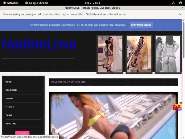Free Account To NadineLove