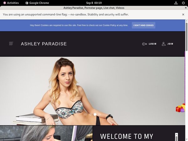 Free Ashleyparadise.modelcentro.com Username And Password