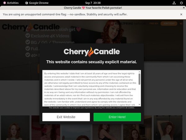 Free Cherry Candle Password