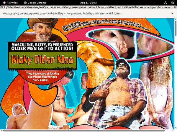 Free Kinkyoldermen.com Video