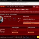 Free Lady Gold Fetishdiva Code