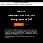 Free Sexlikereal.com Sign Up