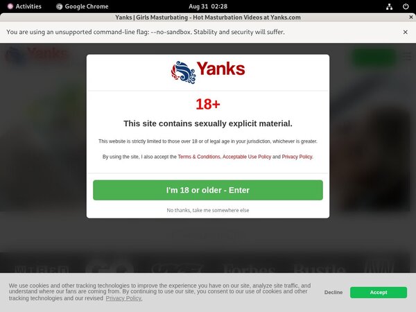 Free Yanks.com Logins 2018