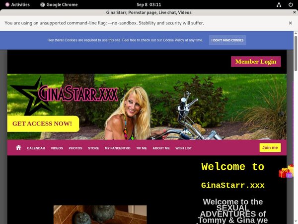 Gina Starr Discount Url