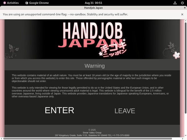 Handjob Japan Accounts Daily