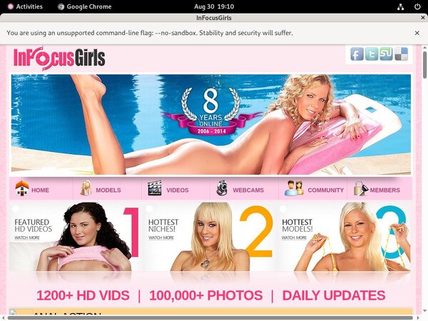In Focus Girls Discount Today
