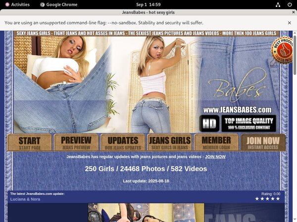 Jeansbabes.com Accounts Daily