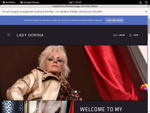 Lady-dorina.com With European Credit Card