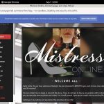 MistressOnline Discount Membership Link