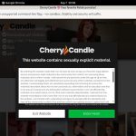 New Cherry Candle Discount Offer