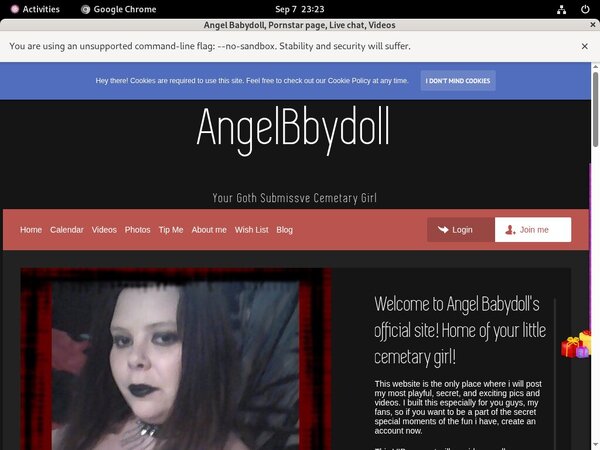 Passwords Angelbabydoll.modelcentro.com