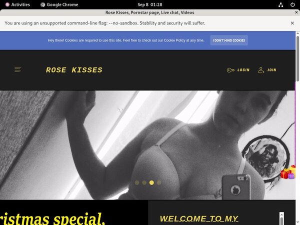 Rose Kisses With Discover Card