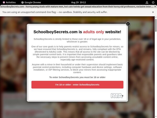 Schoolboy Secrets Porn Reviews
