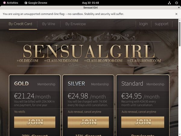 Sensualgirl.com Discount Special