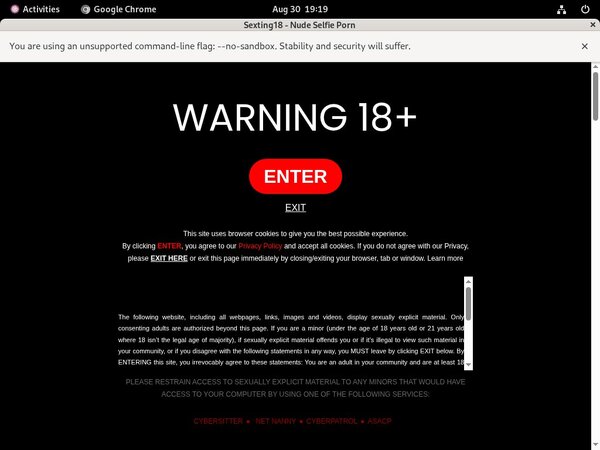 Sexting 18 Web Billing