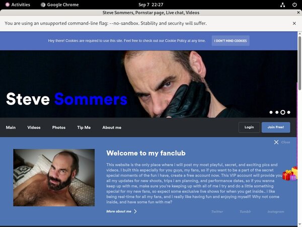 Stevesommersxxx.com With No Card