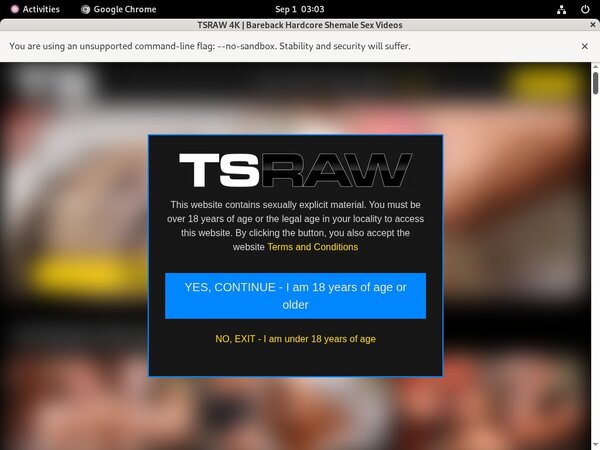 TS Raw Free Trial Acc