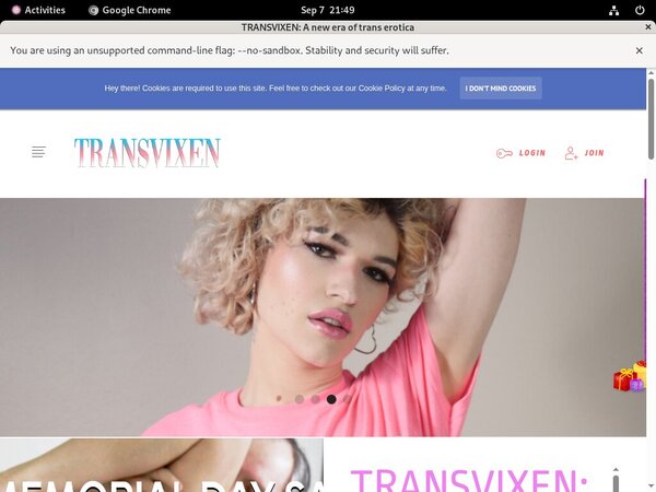 Transvixen.com Trial Memberships