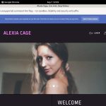 Try Alexiacage Free