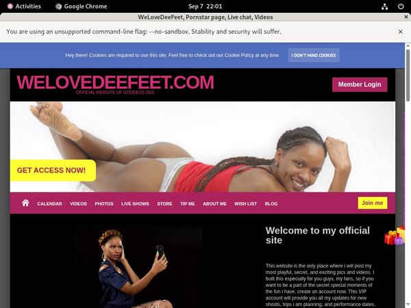 Try WeLoveDeeFeet Free Trial