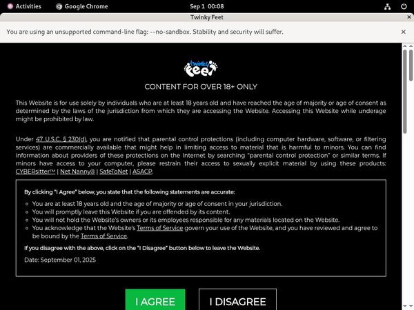 Twinky Feet Discount Trial Free