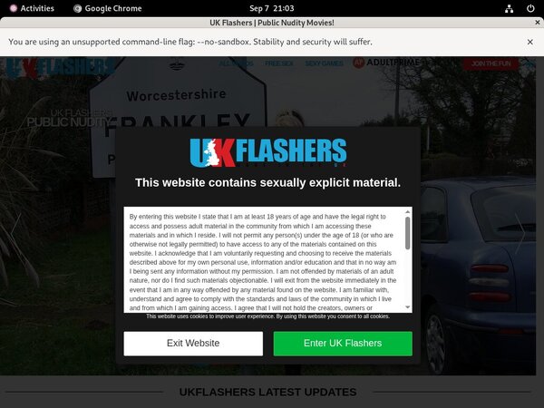 UK Flashers With Trial