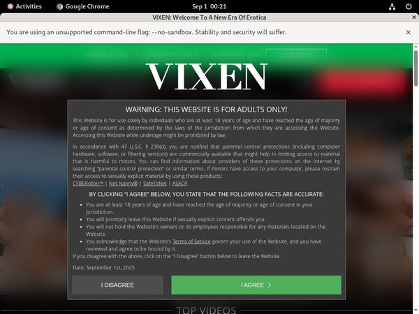 Username And Password For Vixen.com