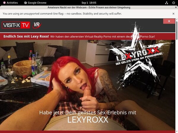 VR TV Visit-X Accounts