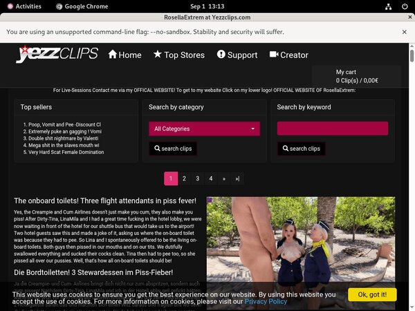 Yezzclips.com Paysite Passwords