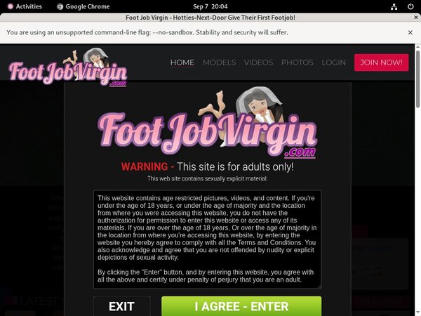 Footjobvirgin ??
