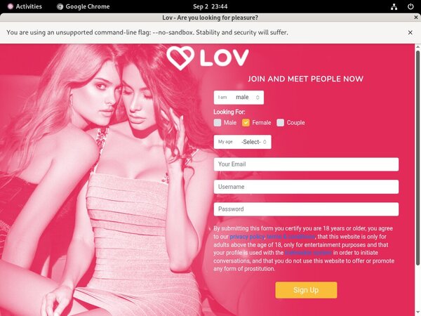 Lov Premium Free Account